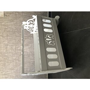 Ahşap Sallanan Anne Yanı Beşik, Beyaz