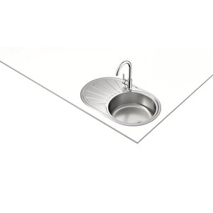 Dr 77 1b 1d  Paslanmaz Çeli̇k Sol Evye