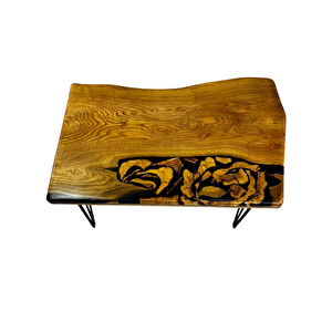 Epoksili Sehpa 92x62x52cm