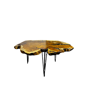 Epoksili Dut Sehpa 93x68x50cm