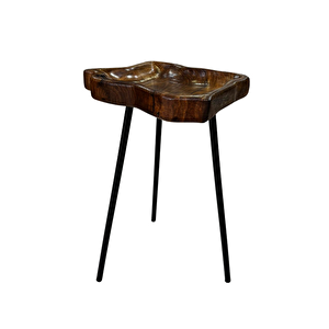 Ahşap Yan Sehpa 32x34x67 Cm