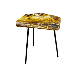 Ahşap Yan Sehpa 52x48x67cm