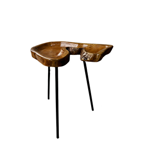 Ahşap Yan Sehpa 56x42x67cm