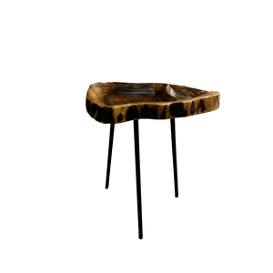 Ahşap Yan Sehpa 53x29x67cm