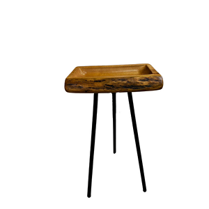 Ahşap Yan Sehpa 33x39x67cm