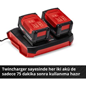 Einhell 2x4,0ah & Twincharger Kit Akü & Şarj Cihazı