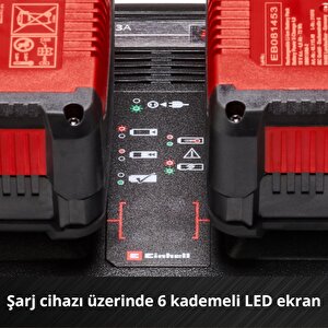 Einhell 2x4,0ah & Twincharger Kit Akü & Şarj Cihazı