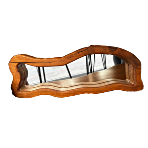 Ahşap Ayna 60x21cm