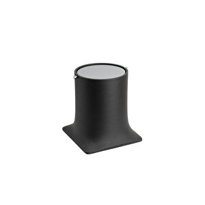 Banyo Çöp Kovasıı 4 L Siyah-krom Renk 247x225x225 Mm