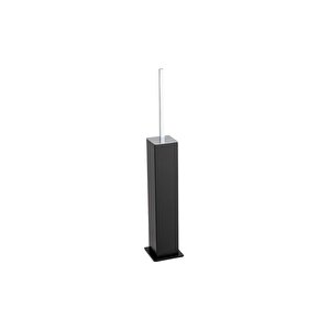 Banyo Klozet Fırçası Siyah-krom Renk 474x80x80 Mm