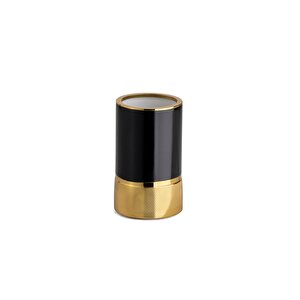 Tezgah Üstü Diş Fırçalığı Gold-siyah Renk 102x60x60 Mm
