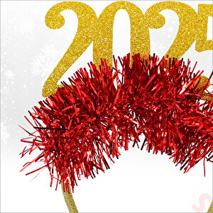 Yılbaşı 2025 Simli Taç - Altın