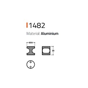 1482 Düğme Kulp 26 Mm Mat Altın Renk 26 Mm