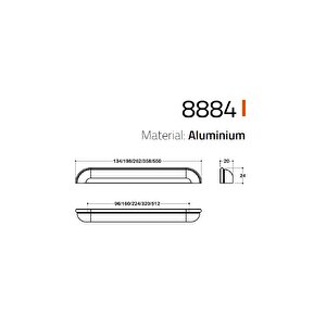 8884 Antik Rengi Tas Kulp 160 Mm