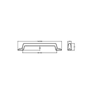 4583 Modern Kulp Antik Renk 160 Mm