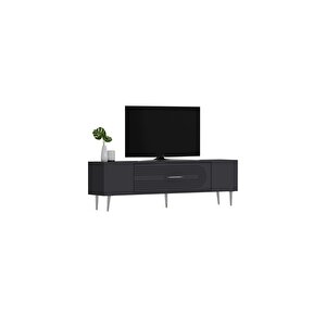 Dekol3dh Tv Sehpası Antrasit Gümüş
