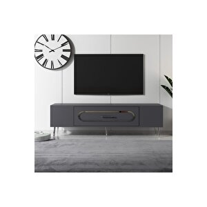 Dekop3dh Tv Sehpasi Antrasi̇t Gümüş