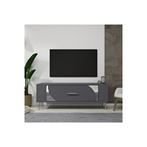 Retrop2dh Tv Sehpasi Antrasi̇t Gümüş
