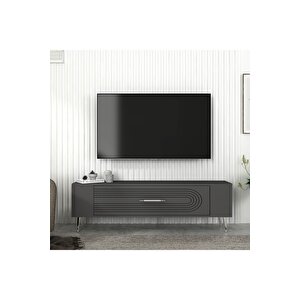 Retrol3dh Tv Sehpasi Antrasi̇t Gümüş