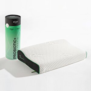Probiotic+ Tek Taraflı Boyun Destekli Ortopedik Visco Yastık, 60 X 40 X 13/9