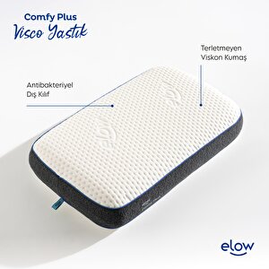 Comfy Plus Klasik Düz/flat Visco Yastık, 60 X 40 X 12