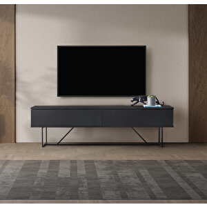 Tv Ünitesi, 180 Cm, Tv Sehpası, Nero