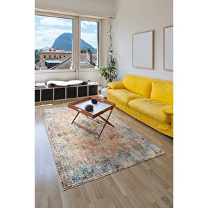 Fuga Yumuşak Dokulu Vintage Desenli Halı Ka 03 200x300 cm