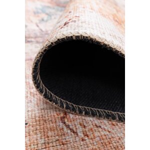 Moden Salon, Mutfak, Genç Odası Halısı, Dokuma Taban Dekoratif Şönil Renkli Halı Funk Al 262