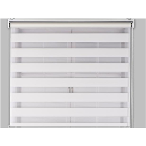 Beyaz  Zebra Perde 160x250 cm