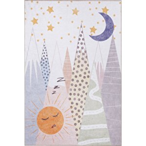 Çocuk Odası Halısı, Dokuma Taban Dekoratif Şönil Renkli halı Minor Al 406 250x350 cm