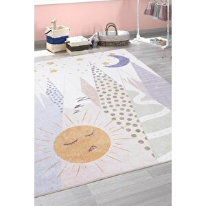 Çocuk Odası Halısı, Dokuma Taban Dekoratif Şönil Renkli halı Minor Al 406 250x350 cm