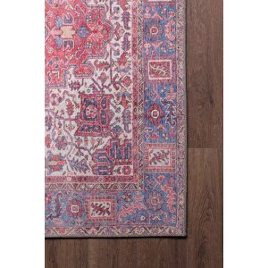 Etnik Kilim Desenli Halı, Dokuma Taban Dekoratif Şönil Rustik Halı Soul Al 123 140x190 cm