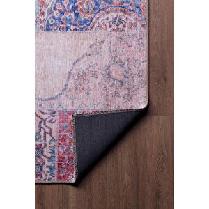 Patchwork Desenli Salon Halısı, Dokuma Taban Dekoratif Şönil Rustik Halı Jazz Al 82