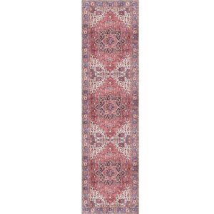 Etnik Kilim Desenli Halı, Dokuma Taban Dekoratif Şönil Rustik Halı Soul Al 123