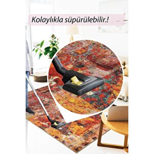 Modern Salon Halısı, Dokuma Taban Dekoratif Şönil Multi Halı Fusion Al 140