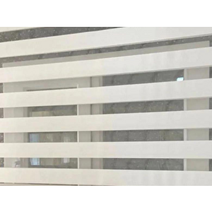 Beyaz  Zebra Perde 170x250 cm