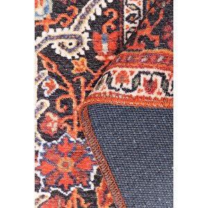 Folk Vintage Desenli Dokuma Taban Dekoratif Renkli Halı (ba 07)