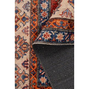 Artloop Fuga Yumuşak Dokulu Kırmızı Vintage Desenli Halı Ka 38