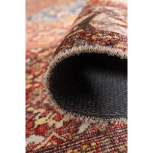 Artloop Fuga Yumuşak Dokulu Renkli Vintage Desenli Halı Ka 06