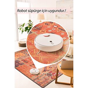 Patchwork Desenli Salon Halısı, Dokuma Taban Dekoratif Şönil Renkli Halı Jazz Al 332