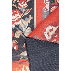 Folk Patchwork Desenli Dokuma Taban Dekoratif Renkli Halı (ba 10)