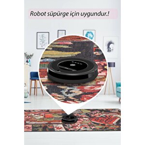 Folk Patchwork Desenli Dokuma Taban Dekoratif Renkli Halı (ba 10)