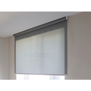 Antrasit  Stor Perde Etek Dilimsiz 200x200 cm