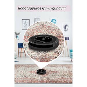 Artloop Fuga Yumuşak Dokulu Renkli Vintage Desenli Halı Ka 09