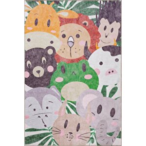 Çocuk Odası Halısı, Dokuma Taban Dekoratif Şönil Renkli halı Minor Al 416 230x330 cm