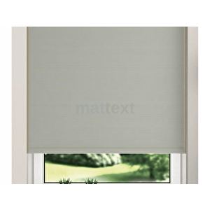Gri  Stor Perde Etek Dilimsiz 160x260 cm