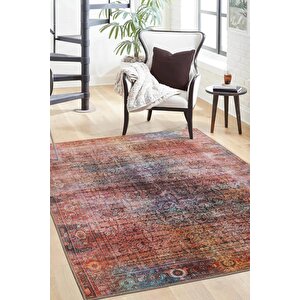 Folk Modern Dokuma Taban Dekoratif Renkli Halı (ba 41) 75x150 cm