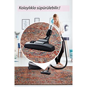Artloop Fuga Yumuşak Dokulu Çok Renkli Vintage Desenli Halı Ka 41