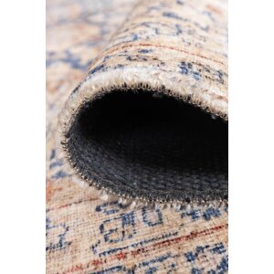 Artloop Fuga Yumuşak Dokulu Çok Renkli Vintage Desenli Halı Ka 18