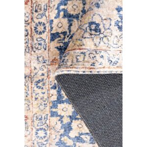 Artloop Fuga Yumuşak Dokulu Çok Renkli Vintage Desenli Halı Ka 18